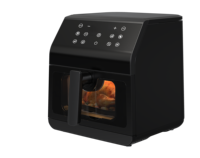 Friteuse à air numérique électrique à écran tactile numérique réglable à écran LCD carré, antiadhésive, 8L, facile à utiliser à la maison