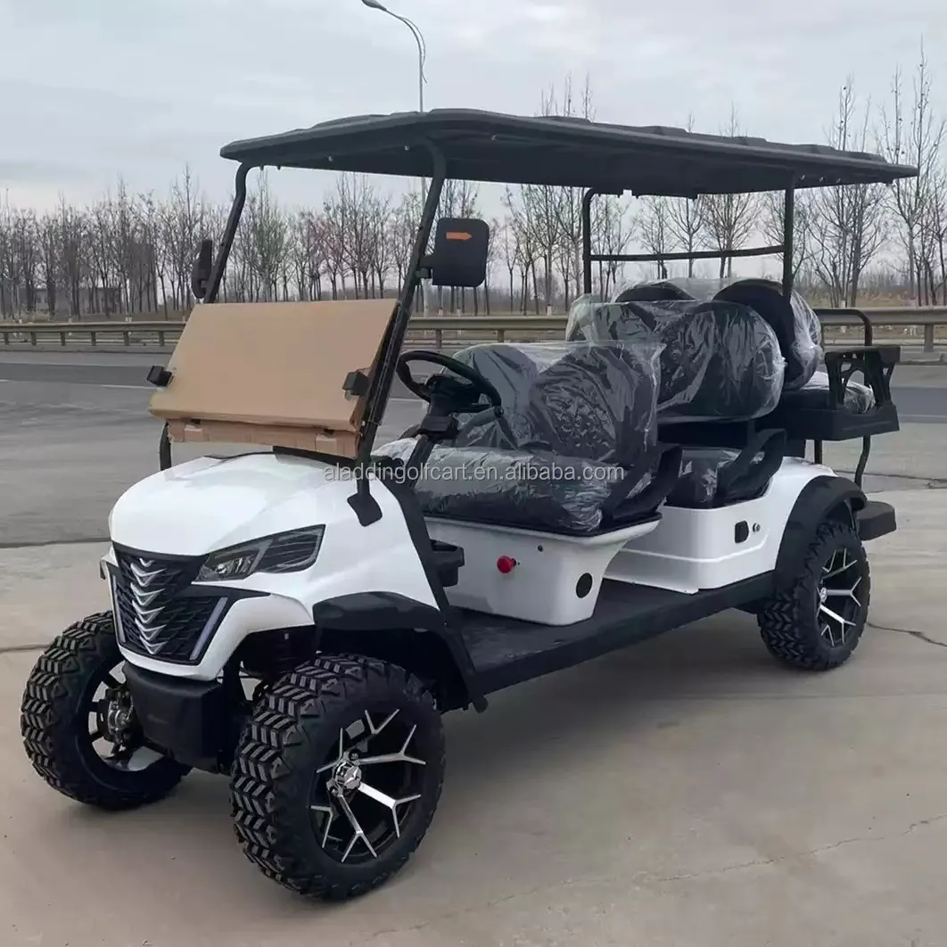 Chariot de golf électrique personnel d'approvisionnement de fabrication quatre roues électriques actionnées avec le certificat de la CE Offre Spéciale aux Etats-Unis