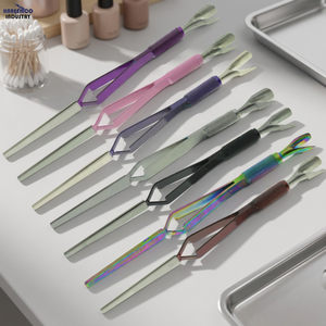 ไม้กดเล็บมืออาชีพ NAIL MAGIC WAND สแตนเลสสตีล สองด้าน ใช้ซ้ำได้ ทนทาน ดัดโค้ง ดันหนัง ใช้งานได้หลากหลาย สำหรับเล็บอะคริลิค - Product Image 3