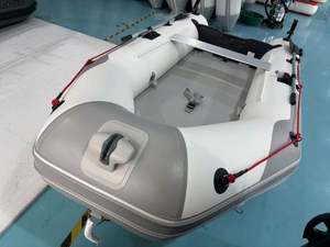 Plataforma Flotante de PVC Reachsea para 5 Personas, 360 cm, Color Blanco y Gris, Bote Inflable Económico con Toldo para Pesca - Product Image 2