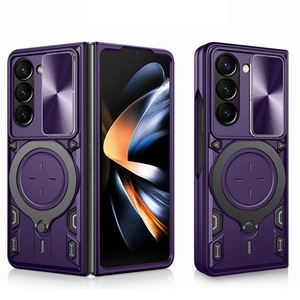 <span class=keywords><strong>Support</strong></span> à rabat de luxe de haute qualité pour <span class=keywords><strong>Samsung</strong></span> Galaxy Z <span class=keywords><strong>Fold</strong></span> 5 <span class=keywords><strong>Fold</strong></span> <span class=keywords><strong>4</strong></span> étui de téléphone anneau <span class=keywords><strong>support</strong></span> de <span class=keywords><strong>voiture</strong></span> housse antichoc - Product Image 1