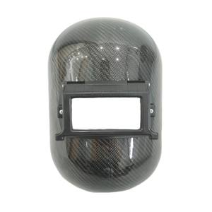 Oemカスタムデザインカーボンファイバー溶接ヘルメット高3K光沢ツイルカーボンファイバー溶接ヘルメットマスクcasco fibra de vidrio販売 - Product Image 2