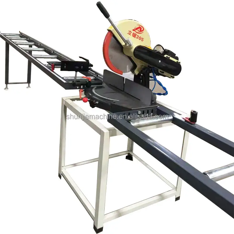 12 14 16 18 inch Precise Rotatable Manual Aluminum Window Door Cutting Machine 45 degree 90 degree cutter