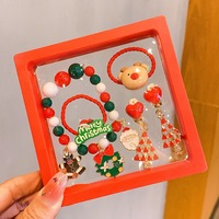 Gelang Manik-Manik Berkilau Buatan Tangan untuk Anak-Anak, Perhiasan Pesta Natal yang Lucu, Murni, Cocok untuk Semua Kombinasi, Hadiah