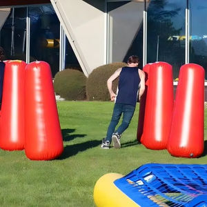 Ensemble <span class=keywords><strong>de</strong></span> bunkers gonflables géants - Obstacles en PVC durables pour les jeux d'équipe en plein air, le laser game et les <span class=keywords><strong>Nerf</strong></span> Wars - Product Image 1