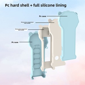 Estuche Protector de Silicona para Lentes de PC, Venta al por Mayor de Fábrica, para <span class=keywords><strong>Osmo</strong></span> Pocket 4, Resistente a Caídas y Arañazos - Product Image 3