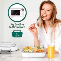 Boîte à lunch électrique en acier inoxydable IPS, sac isotherme portable multifonctionnel, utilisation domestique/voiture, chauffe-aliments électrique