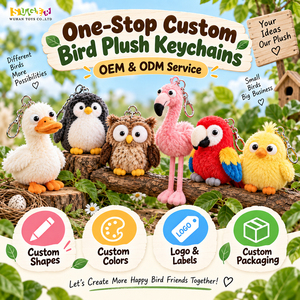 Llaveros de Peluche Mini de Aves OEM ODM: Cisne, Kiwi, <span class=keywords><strong>Paloma</strong></span>, Búho – Lindos Llaveros para Cajas de Regalo, Recuerdos de Boda y Venta al por Menor en Boutiques - Product Image 2
