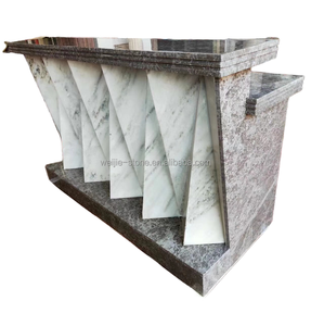 Marbre artificiel naturel Style industriel <span class=keywords><strong>Caisse</strong></span> Enregistreuse Bar Rétro Américain Comptoir de Réception Table de Bureau - Product Image 3