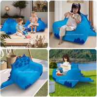 Camping en plein air dinosaure enfants Air fauteuil pliable robuste sauter canapé siège enfants dessin animé gonflable canapé