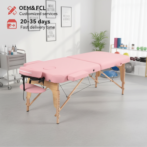 <span class=keywords><strong>Table</strong></span> <span class=keywords><strong>de</strong></span> <span class=keywords><strong>massage</strong></span> en bois portable à 2 sections - Lit <span class=keywords><strong>de</strong></span> <span class=keywords><strong>massage</strong></span> pliable professionnel réglable avec sac <span class=keywords><strong>de</strong></span> transport, <span class=keywords><strong>rose</strong></span> - Product Image 6