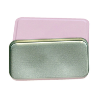 Caixas de Armazenamento para Pincéis de Maquiagem em Metal Eco-Friendly Bloom Square com Tampas Removíveis Impressão de Logo Personalizada em Serigrafia