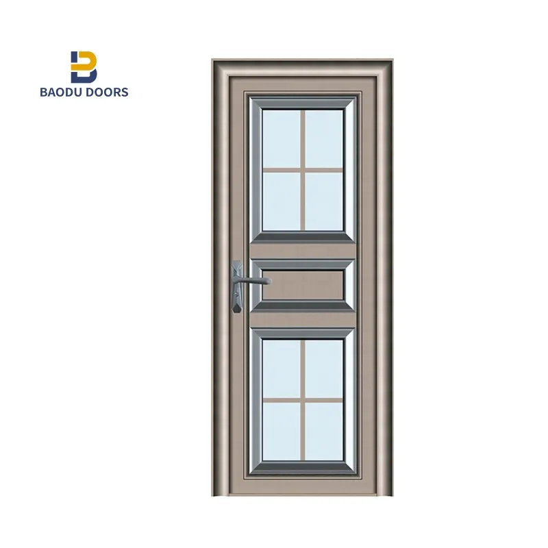 Puertas correderas de vidrio, PUERTAS DE BAÑO de aluminio, 96x80, precio de fábrica