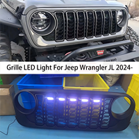 Kit de modification de feux LED pour calandre avant de Jeep SUV, feux de jour et éclairage d'ambiance pour Jeep Wrangler Unlimited JL 2024- Kit amélioré
