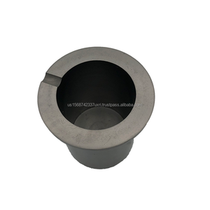 Creuset en graphite de résistance thermique d'approvisionnement d'usine à haute densité pour la fonte d'or - Product Image 2