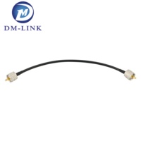 CB Radio Jumper kabel UHF PL259 laki-laki untuk laki-laki RG58 Coax kabel Jumper 1m untuk CB Ham Radio amatir Antena Transceiver seluler