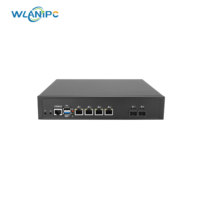 Rak server Proxmox OPNsense yang mendukung router N100 Intel i226V 2.5GbE 4 LAN, mini PC yang dapat diperluas dengan 4x NIC i350