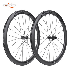 GIOO 700c Carbon Road Bike Wheelset 50mm 26 Depth Tubeless Rim with 8/9/10/11Speed Disc Brake System Matte Finish - Product Image 6