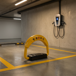Cerradura Inteligente <span class=keywords><strong>para</strong></span> Estacionamiento con Certificación CE IP67, Impermeable, Amarilla, con Control Remoto, Barrera Automática <span class=keywords><strong>para</strong></span> Estacionamiento de Automóviles, Equipo de Estacionamiento - Product Image 2