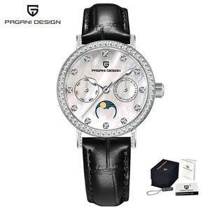 Pagani Design PD-1789 1789 New Waterproof <b>Moon</b> Phase Women's Wristwatch Luxury Original Quartz Wrist Watches for Ladies Relojes - Product Image 3