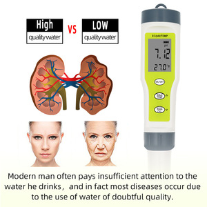 EZ9902 Testeur de qualité de l'eau 3-en-1 pH EC Température Mètre numérique portable pour usage domestique - Product Image 3