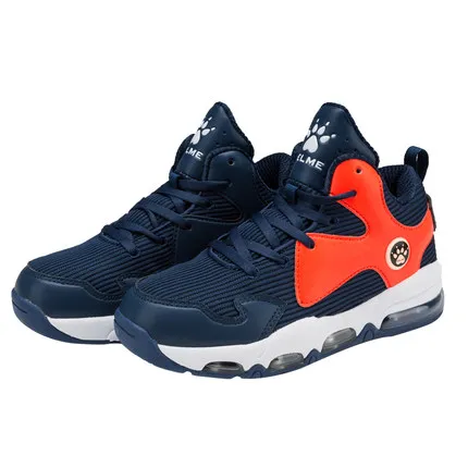 KELME Kids' Sports Shoes Basketball Shoes Sneakers Boys' Sport Shoes With Air Cushion Children Fashion Basketball Sneaker
