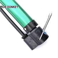 Pompe à vélo haute pression IRONDONKEY 31CM avec logo personnalisable pour stock immédiat – Accessoires de cyclisme