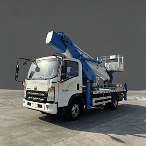 Piattaforma Aerea Telescopica Montata su <span class=keywords><strong>Camion</strong></span> Howo 30m <span class=keywords><strong>con</strong></span> Braccio Oscillante e <span class=keywords><strong>Cestello</strong></span> per Lavori Aerei - Product Image 5