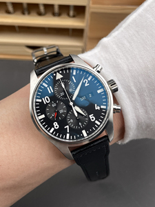 Montre à quartz rétro haut de gamme avec une grande couronne et une échelle claire pour homme - Product Image 5