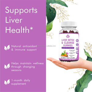 OEM <b>Liver</b> Detox & Cleanse Gummies With Milk Thistle Artichoke Extract 60 Count Vegan Dietary <b>Supplement</b> Made in USA - Product Image 3