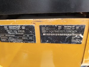 Gatto usato di alta qualità usato usato per il gatto 333 TJT00365 escavatore rapporto qualità-prezzo 30 Ton operando investimento intelligente
