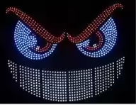 Nuevo Diseño <span class=keywords><strong>de</strong></span> Luces LED Dinámicas USB para Parabrisas <span class=keywords><strong>de</strong></span> Coche, Panel LED Matrix Universal para Ventana Trasera <span class=keywords><strong>de</strong></span> Coche, Luces <span class=keywords><strong>de</strong></span> Ojos <span class=keywords><strong>de</strong></span> Diablo - Product Image 3