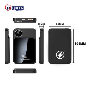 Mini batterie externe portable sans fil 10000 mAh 5000 mAh certifiée KC, station d'alimentation magnétique pour téléphone - Product Image 2