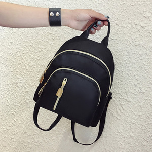 Mochila Oxford multifunción a la moda <span class=keywords><strong>para</strong></span> mujer, <span class=keywords><strong>mini</strong></span> mochila bonita <span class=keywords><strong>para</strong></span> viaje, bolso de hombro <span class=keywords><strong>para</strong></span> hombre, bolso negro, producto en oferta - Product Image 2