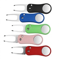 Groothandel Bulk Op Maat Gegraveerde Golf Divot Repair Fork Met Lege Ball Marker Promotionele Bedrijfsgeschenkset Directe Levering OEM