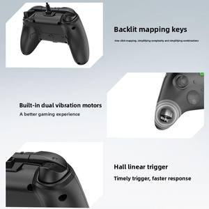 Controlador <span class=keywords><strong>con</strong></span> Cable, Joysticks y Gatillos <span class=keywords><strong>con</strong></span> Efecto Hall, Gamepad <span class=keywords><strong>con</strong></span> Turbo T-A102L, Doble Vibración, Compatible <span class=keywords><strong>con</strong></span> PC, TV Box y Teléfono - Product Image 5