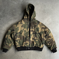 Vestes de baseball personnalisées pour hommes, taille plus, hiver, imprimées, unies, camouflage, personnalisées, réversibles, à capuche