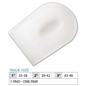 แผ่นรองส้นเท้าแบบแบน OK PED พร้อมซิลิโคนบรรเทาแรงกด คู่ รุ่น Ref. 99 - Product Image 1