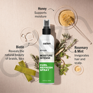 Etiqueta privada Rosemary <span class=keywords><strong>Honey</strong></span> Curl <span class=keywords><strong>Spray</strong></span> refrescante <span class=keywords><strong>Hidratante</strong></span> que define la niebla para cabello rizado grueso - Product Image 2