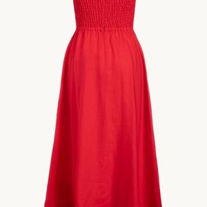 Nuevos Vestidos de Lino para Mujer, Moda de Verano, Elegantes, sin Tirantes, Estilo Smoking, Holgados, de Cintura Alta, Maxi, Casuales - Product Image 4