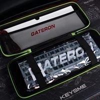 Clavier magnétique GATERON GT60 PRO PCB série Jade, PCB magnétique à réglage fin exclusif, présenté dans un sac fourre-tout en toile noire