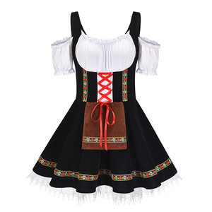 <span class=keywords><strong>Disfraz</strong></span> de Camarera Bávara para el Oktoberfest Alemán, Dirndl, Lederhosen, Tallas S-5XL, Envío Directo, Hecho a Medida - Product Image 2