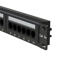 Panel Patch Rack 24 Port Cat5e UTP STP