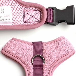 Produsen Kustom Desain Baru Nyaman Bulu Cute Rompi Domba Bulu Anjing <span class=keywords><strong>Harness</strong></span> Set - Product Image 6