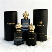 Mini flacon de parfum rond 10ml 15ml 30ml, flacon pulvérisateur de parfum vide en verre personnalisé, rechargeable pour voyage, fournisseur en gros OEM