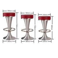 Tabouret de bar rétro américain en acier inoxydable, alternative créative et simple aux tables et chaises de bar