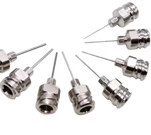 工場でカスタマイズされたAnycoステンレス鋼製ダブルスレッド工業用旋盤機械ディスペンシングニードル - Product Image 6