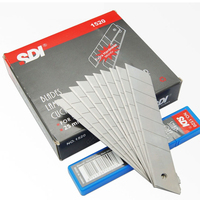 Lame de rechange pour couteau utilitaire SDI 1520, 25 mm de large, extra large, robuste, épaisseur 0,7 mm, pour la découpe