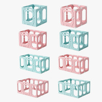 Enclos en plastique pour animaux de compagnie, clôture pour chiens, chats, petits animaux, parc intérieur, montage facile, barrière modulaire pour animaux, faible MOQ, produits pour animaux