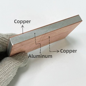 Conectores eléctricos de batería CCA Cu-<span class=keywords><strong>Al</strong></span> de placa sólida plana bimetálica de transición de cobre a aluminio - Product Image 1